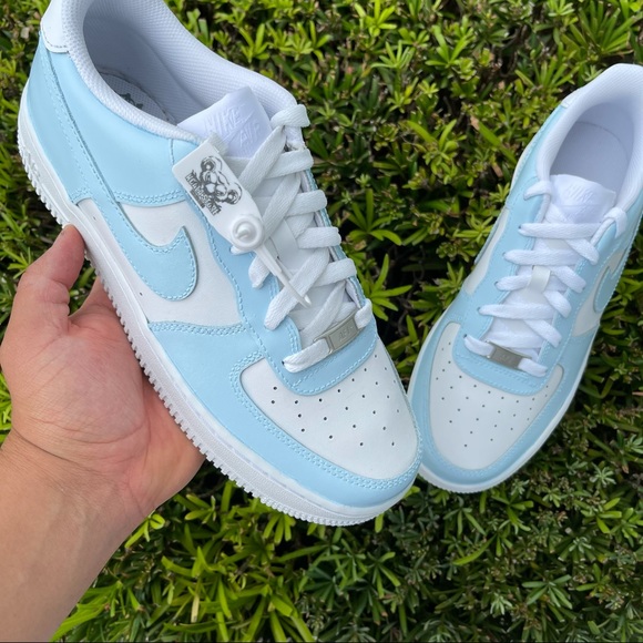nike air force baby blue